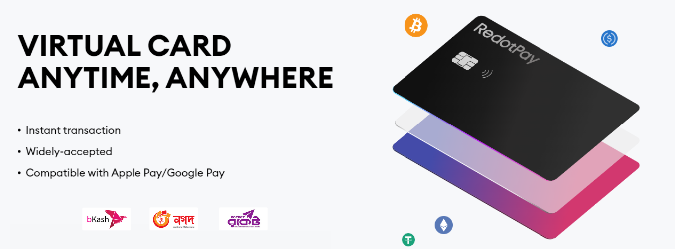 RedotPay Dollar Buy Bkash payments