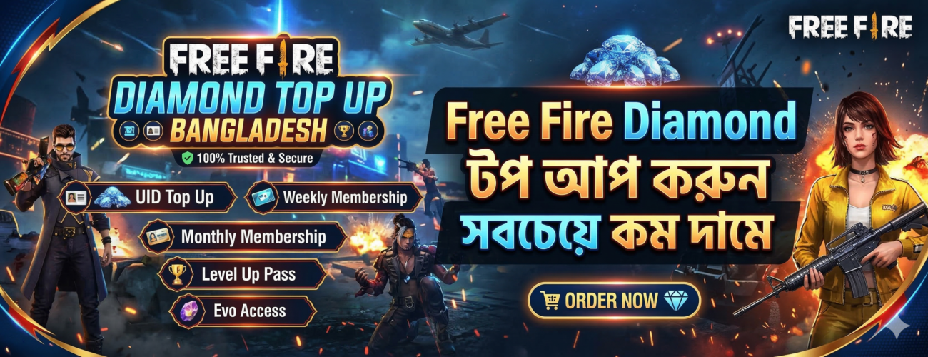 Free Fire Diamond Top Up Bangladesh